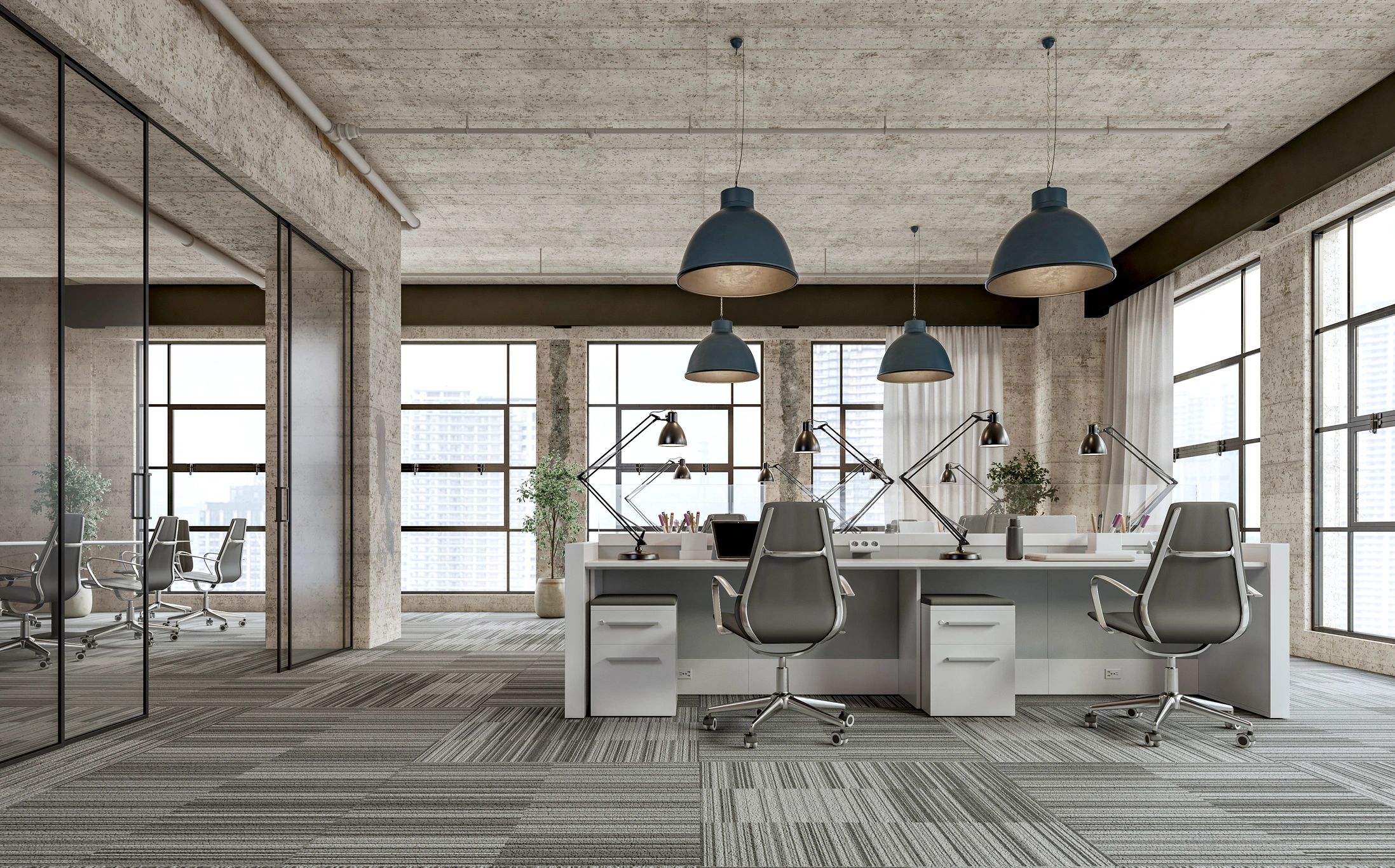 industrial piping supply team meeting modern office