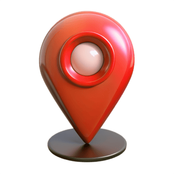 Red location pin for Aximo Solutions in Manama, Bahrain